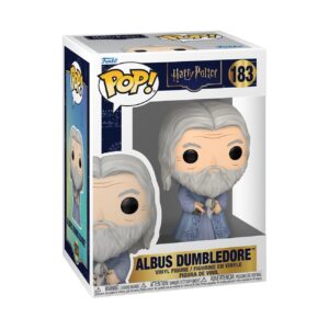 100% authentic Funko Pop! figure of Albus Dumbledore from Harry Potter, featuring detailed design and vibrant colors.