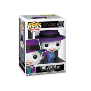 Authentic Funko POP! Heroes: The Joker from Batman 1989, featuring vibrant colors and iconic hat design.