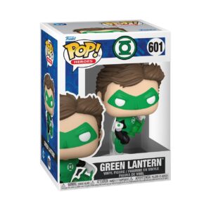 Authentic Funko Pop! Heroes Green Lantern figure, showcasing vibrant colors and detailed design for collectors and fans.