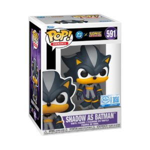 Authentic Funko Pop! Heroes figure of Shadow as Batman. Vinyl collectible, ideal for fans and collectors.
