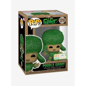 100% authentic Funko Pop! I Am Groot (2022) - 1219 Pood figure featuring Poodle Groot with green foliage hairstyle.