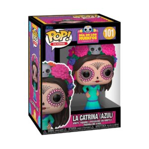 Authentic Funko POP! La Catrina collectible from Dia De Los Muertos, featuring vibrant colors and floral details.