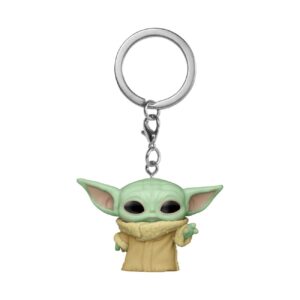 Authentic Funko POP! keychain featuring Baby Yoda from Star Wars: The Mandalorian. Perfect for fans and collectors!