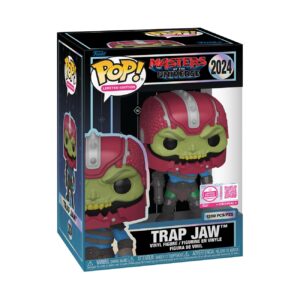 100% authentic Funko POP! Trap Jaw figure from Masters of the Universe. Limited Edition collectible in a vibrant box.