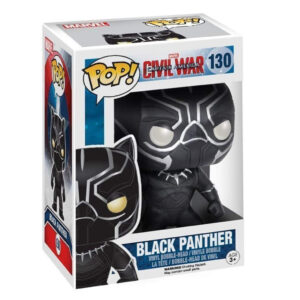 Discover the Funko POP Black Panther from Marvel's Captain America: Civil War. 100% authentic collectible figure!