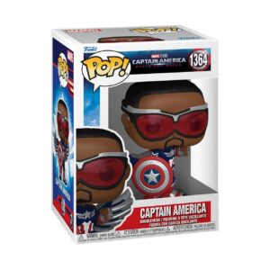 100% Genuine Funko POP! Marvel Captain America figure features iconic costume and detailed shield. Perfect for collectors!
