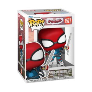 Authentic Funko POP! Marvel figure of Spider-Man (Homemade Suit). Perfect for collectors and fans of all ages.
