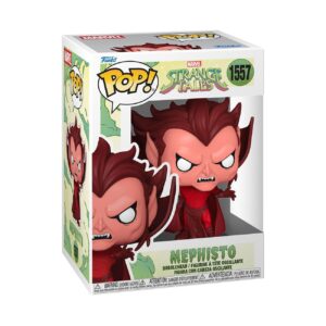 100% Genuine Funko Pop! Marvel: Strange Tales Mephisto figure, featuring vibrant colors and iconic design in packaging.