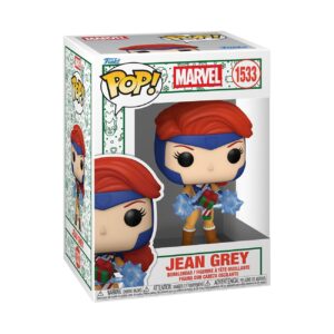 Authentic Funko POP! Marvel Jean Grey figure with vibrant colors, perfect for X-Men fans and collectors.