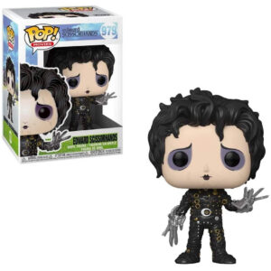 Authentic Funko POP! figure of Edward Scissorhands, featuring intricate details and iconic scissor hands, perfect for collectors.