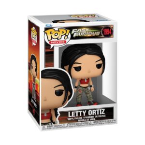 100% genuine Funko Pop! Vinyl figure of Letty Ortiz from Fast & Furious, featuring her stylish outfit and box packaging.