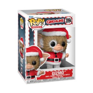 100% genuine Funko Pop! figure of Gizmo from Gremlins, wearing a Santa outfit. Perfect for collectors and fans alike.