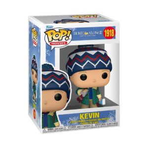 100% genuine Funko Pop! of Kevin from Home Alone 2, featuring him in a winter outfit with a backpack and iconic accessories.