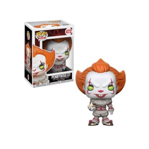 Authentic Funko POP! figure of Pennywise from IT, featuring vivid colors and fine details. Limited edition collectible.
