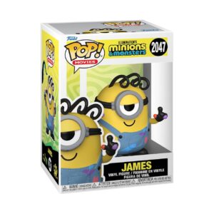 100% authentic Funko POP! figure of James from Minions. Bright, colorful design with signature eyes and overalls.