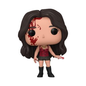100% authentic Funko Pop! Movies: Obsession - Nikki. Unique collectible with striking blood splatter design.