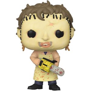 Authentic Funko POP! figure from Texas Chainsaw Massacre, features Leatherface with a chainsaw and signature details.