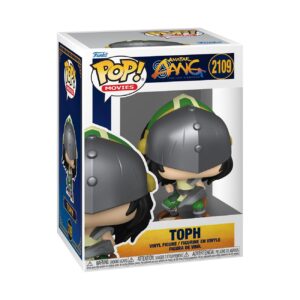 Authentic Funko POP! figure of Toph from The Last Airbender, featuring vivid details and original packaging.