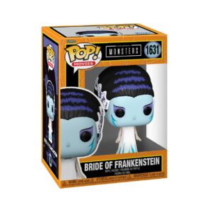 Authentic Funko POP! Movies: Universal Monsters figure of the Bride of Frankenstein in a decorative box. Perfect for collectors!