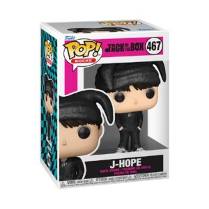 Explore the authentic Funko POP! Rocks J-Hope figure from BTS. Vinyl collectible features detailed design and vibrant packaging.