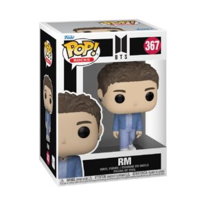 Authentic Funko POP! RM figure from BTS, capturing his signature style in a collectible vinyl design. 100% genuine product.