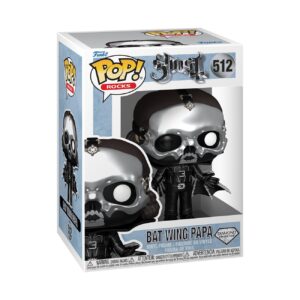 Discover the authentic Funko POP! Rocks Ghost - Bat Wing Papa figure, featuring a detailed design with glossy finish.