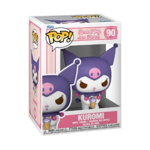 100% authentic Funko POP! Kuromi vinyl figure from Sanrio, featuring her signature purple colors and cute ice cream cone.