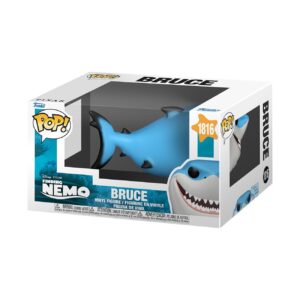 Authentic Funko Pop! figure of Bruce from Pixar's Finding Nemo, featuring vibrant colors and detailed design.
