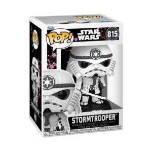 This Funko Pop! features an authentic Stormtrooper from Star Wars, styled with a unique artistic twist. A must-have for collectors!