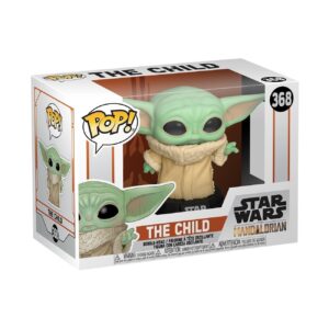 100% authentic Funko POP! figure of The Child from Star Wars: The Mandalorian, featuring detailed design and collectible box.