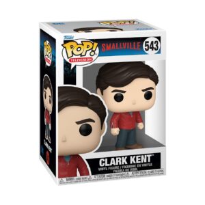 100% genuine Funko Pop figure of Clark Kent from Smallville, designed in a collectible vinyl format, ideal for fans.