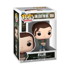 100% Genuine Funko POP! figure of Ellie from The Last of Us, featuring detailed vinyl design in window box packaging.