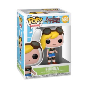 Authentic Funko Pop! figure of Fionna from Adventure Time, featuring vibrant colors and detailed design.