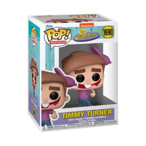 Authentic Funko POP! vinyl figure of Timmy Turner from Fairly Odd Parents, showcasing his cheerful expression and signature outfit.