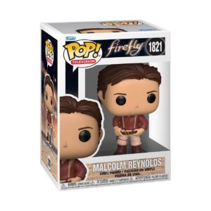 Authentic Funko Pop! vinyl figure of Malcolm Reynolds from Firefly. 100% genuine collectible for fans and collectors.