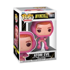 Authentic Funko POP! Atom Eve from Invincible, featuring vibrant colors and stylish packaging, perfect collector's item.