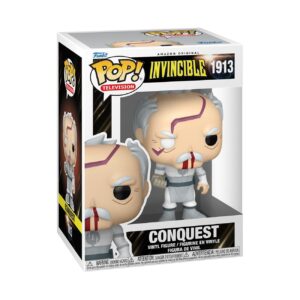 Authentic Funko POP! figure of Conquest from Invincible, crafted from vinyl and detailed with vibrant colors.