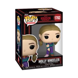 Presenting the authentic Holly Wheeler Funko POP! from Stranger Things, featuring vibrant colors and playful details. Perfect for collectors!