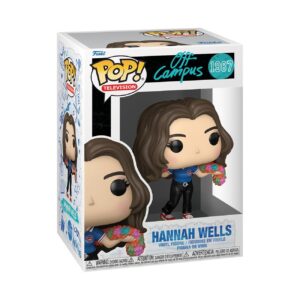 Authentic Funko Pop! figure of Hannah Wells from Off Campus, featuring vibrant colors and detailed design. Perfect for collectors.