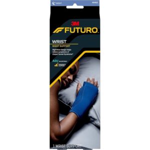 Premium imported FUTURO Night Wrist Support offers adjustable relief for carpal tunnel syndrome. Available at Curat Cart.