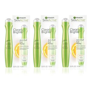 Discover Garnier Clearly Brighter Eye Roller, an authentic anti-puff solution with Vitamin C and caffeine for brighter eyes.