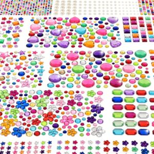 Explore premium imported Self-Adhesive Face Gems for Crafts at Curat Cart, perfect for adding sparkle to your creative projects.