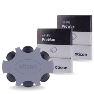 Discover the premium imported Oticon Minifit ProWax Filter Guards for optimal hearing aid maintenance, available at Curat Cart.