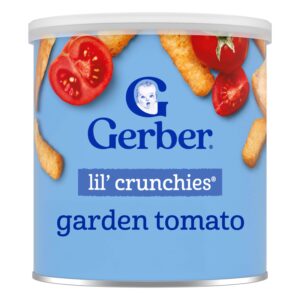 Discover Gerber Garden Tomato Lil Crunchies, a premium imported snack perfect for little ones. Available at Curat Cart.