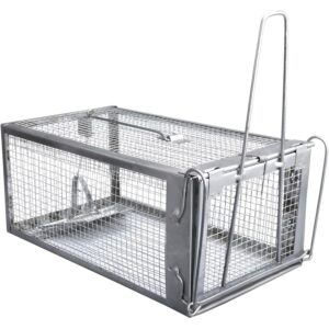 Gingbau Chipmunk Trap is a 100% authentic, durable metal trap designed for humane chipmunk capture. Effective and reliable.