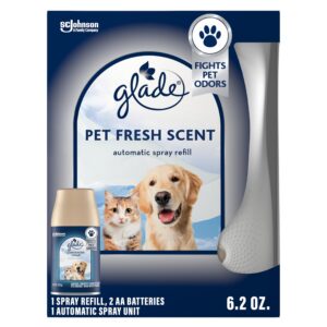 Discover the Glade Automatic Spray Refill Kit, a premium import that fights pet odors, available at Curat Cart.