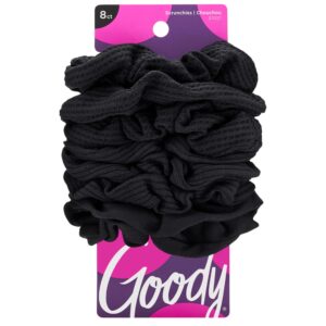Authentic Goody Ouchless Scrunchies pack of 8. Soft, stretchy, and perfect for all hair types without damage.