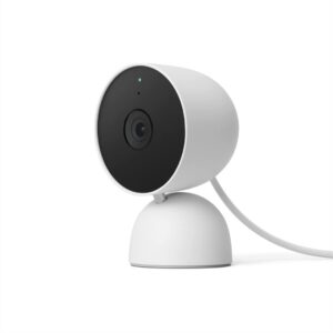 Discover the authentic Google Nest Security Cam 1080p, designed for reliable home surveillance with sleek aesthetics.