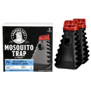 Premium imported Grandpa Gus Mosquito Trap, effectively kills Aedes spp. larvae. Available at Curat Cart.