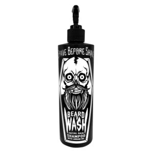 Grave Before Shave Beard Wash offers premium imported quality with argan oil, available at Curat Cart for discerning beard care enthusiasts.